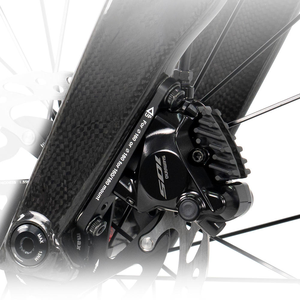 Bicicleta de <span class=keywords><strong>Carretera</strong></span> de Fibra de Carbono 700C, <span class=keywords><strong>105</strong></span>, 24 Velocidades, Frenos de Disco Hidráulicos, Cuadro Aerodinámico, Llantas Onduladas de Aleación de Aluminio, Ecológica, 8.5KG - Product Image 5