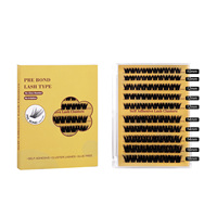 Kit de Cils Segmentés Auto-Adhésifs Sans Colle en Gros, Réutilisables, DIY, Faux Cils Autocollants avec Grande Capacité