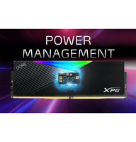 ADA-TA XPG LANCER 48GB (2 X 24GB) 6000 RGB Black/White Set 288-Pin PC RAM DDR5 6000 Desktop Memory