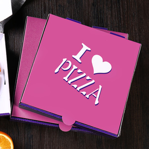 NAIYA Tùy Chỉnh Mạnh Mẽ In Giá Rẻ Hộp Giấy cho Bánh Pizza 7 inch 9 inch 10 inch - Product Image 2