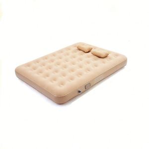 Colchón Inflable de PVC Ligero y Rápido de Instalar, con Bomba Integrada, Almohada, Plegable, Portátil, Diseño Moderno, para Camping, Parque, Dormitorio - Product Image 1