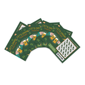 Cartes de jeu colorées personnalisées de billets de loterie de gros prix pour des cadeaux Loterie de cartes à gratter à <span class=keywords><strong>code</strong></span> unique - Product Image 5