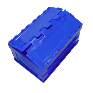 Boîtes de rangement pliables en <span class=keywords><strong>plastique</strong></span> pour la vente en gros, gain de place, <span class=keywords><strong>avec</strong></span> <span class=keywords><strong>couvercle</strong></span>, rapport d'emboîtement 4:1, anti-poussière et résistantes à l'eau - Product Image 2