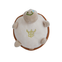 Porte-clés tortue couineuse en peluche, pendentif créatif pour sac d'école, jouet en peluche tortue griffe