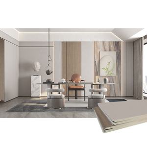 แผ่นหิน WPC ติดผนังสำหรับห้องนั่งเล่นตกแต่ง<span class=keywords><strong>3D</strong></span> การตกแต่งภายใน - Product Image 1