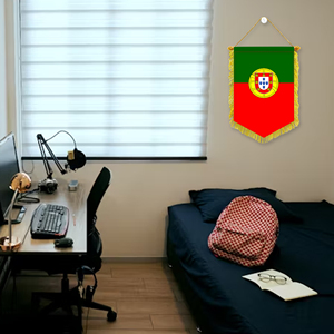 <b>Mini</b> 20x30cm Pennant Car Flags Portugal Wall Decor Display Accessories Small Ornaments for Hanging - Product Image 3