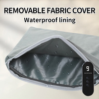 Tapis chauffant électrique pour animaux de compagnie toutes saisons, couverture chauffante anti-morsure, imperméable, protection contre la surchauffe pour chiens et chats