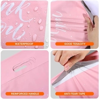 CTCX Polymailer Tas Kurir Mailing Poli Mailer dengan Pegangan Kantong Amplop Tas Mailer Pengiriman Tas Surat Plastik dengan Pegangan