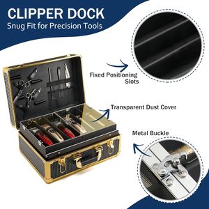 Maletín Profesional para Peluquería, Maleta de Almacenamiento Grande para Salón, Caja de <span class=keywords><strong>Herramientas</strong></span> para Estilista con Compartimentos, No Incluye <span class=keywords><strong>Herramientas</strong></span> - Product Image 5