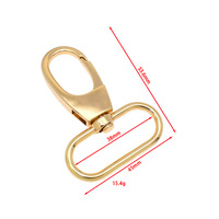 Metall Karabiner haken Drehbarer Schlüssel bund halter 19/25/32/38mm Hunde clips für Taschen Ovale Form Nagel Akzeptieren Sie benutzer definierte Logos Gürtel riemens chnalle