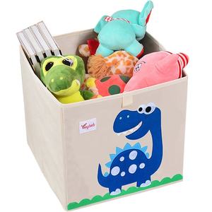 Vente directe d'usine enfants et adolescents boîtes de rangement en tissu pliables organisateur de jouets carrés pour vêtements carrés enfants - Product Image 4