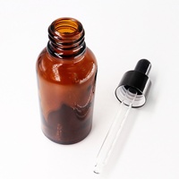 Bouteilles compte-gouttes en verre avec logo personnalisé, huile essentielle, soin de la peau, sérum, 10 ml/30 ml/50 ml/100 ml, ambre/transparent/noir, impression sérigraphique