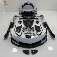 Body Kit Gaya MSY untuk Ferrari SF90 Spider 2019-2022 Kap Mesin Bumper Diffuser Side Skirt Cover Spion Fender Spoiler Bonnet Knalpot