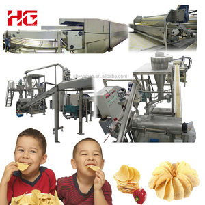 HG hoàn toàn tự động Pringles phức tạp khoai tây chiên dây chuyền sản xuất Điều kiện Mới khoai tây chiên Máy làm - Product Image 1