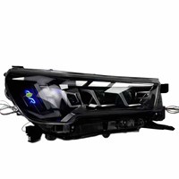 Ensemble de phares LED pour Toyota Hilux Revo 2020-2024, lentille de projecteur à trois yeux avec séquence de démarrage dynamique