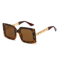 Lunettes de soleil carrées de luxe pour femmes, logo personnalisé, protection UV400, lunettes de soleil