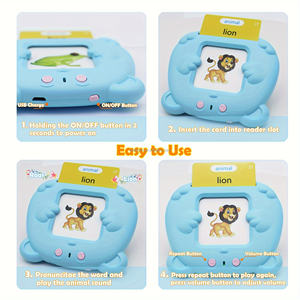 Educación para niños 255 tarjetas 510 palabras polaco lector de tarjetas Flash <span class=keywords><strong>vocabulario</strong></span> juguete educativo hablar tarjetas Flash para niños - Product Image 2