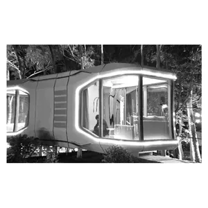 Casa Prefabricada de Diseño Popular con 4 Dormitorios, Cápsula Espacial, Sank <span class=keywords><strong>es</strong></span> un Camping, ¿Qué Nave Espacial se Usó para Apollo 11?, Mini Casa - Product Image 1