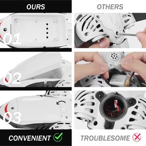 2024 वाटरप्रूफ आरसी शार्क पूल टॉय 2.4 बच्चों के लिए घज रिमोट कंट्रोल बोट लाइट 60 मिनट प्लेटाइम इलेक्ट्रिक पावर गिफ्ट - Product Image 3