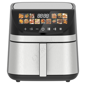 Hot Sale Stainless Steel Air Fryer Digital <b>Control</b> Double Basket 8L 12L Smart Kitchen Cooking Appliance Fryers Air Fryer Hot Sal - Product Image 2