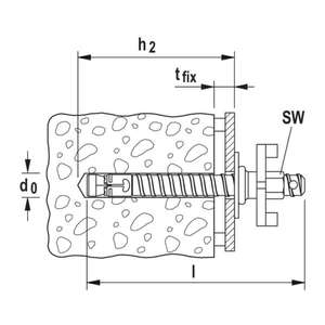 FISCHER - 90680 Fixing set for <b>diamond</b> <b>drills</b> FDBB 16/50 - EAN 4006209906804 ELEMENTS FOR FIXING FIXINGS - Product Image 4