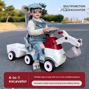 Grande per i bambini di età <span class=keywords><strong>2</strong></span>-6 anni di sicurezza Anti-punta maniglia a spinta scatola di immagazzinaggio telecomando regalo perfetto per ragazzi ragazze escavatore auto da viaggio - Product Image 5