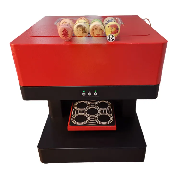 Multifunktions-Getränke-Shop-Anwendungen bunt essbar Diy Food digitaler handgerät-Kaffeedrucker