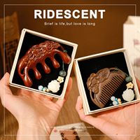 Coffret Cadeau en Bois de Style Chinois pour la Fête des Enseignants, Mères, Filles, Personnes Âgées Étrangères - Souvenir Pratique et Significatif Fabriqué en Chine