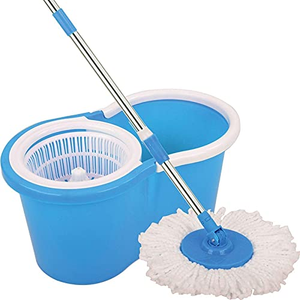 Round Head Mopping Set Telescopic Handle <b>Mop</b> Bucket Spin Bucket Household Cleaning Floor Twist <b>Mop</b> for Home - Product Image 1