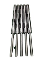 Arbre de transmission pneumatique à expansion de type clé en aluminium chromé de précision avec roulement et engrenage pour machine d'impression, fabriqué en Chine