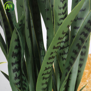 Bonsái <span class=keywords><strong>de</strong></span> follaje verde personalizado, planta <span class=keywords><strong>de</strong></span> bonsái <span class=keywords><strong>de</strong></span> simulación, plástico, Sansevieria Trifasciata, lluvia para paisajismo <span class=keywords><strong>de</strong></span> jardín - Product Image 3