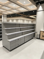Étagère de supermarché, rayonnage gondole pour la vente au détail, présentoir gondole simple et double face, rayonnages personnalisés pour magasins de détail