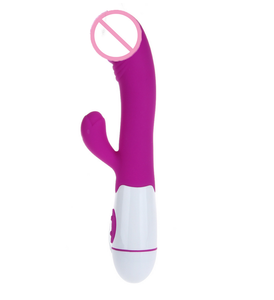 Giocattoli del sesso femminile del <span class=keywords><strong>Silicone</strong></span> che spingono il vibratore del Dildo del punto G del coniglio per le donne che si masturbano - Product Image 6