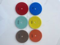 Offre Spéciale 4 pouces Flexible diamant tampons de polissage à sec résine Bond ponçage pour béton granit marbre disque de meulage