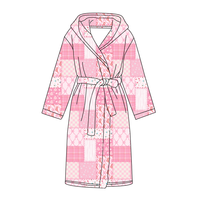 Robes de nuit pour filles grandes tailles, peignoirs longs en peluche pour femmes grandes tailles, vêtements de nuit longs pour adultes pas chers – Fabricant