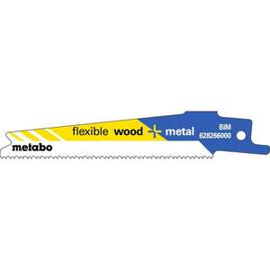 ใบเลื่อย metabo-631407000 SABER ''wood ยืดหยุ่น + metal'' (5ชิ้น) -ใบมีด4007430440884 EAN และแผ่นตัด - Product Image 1