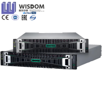 HPE MSA Gen7 2070 2U All-flash Array con Dos Controladores de 4 Puertos 10/25 GbE ISCSI, 4x10Gb XCVR SFF, 46TB, Matriz de Almacenamiento en Red