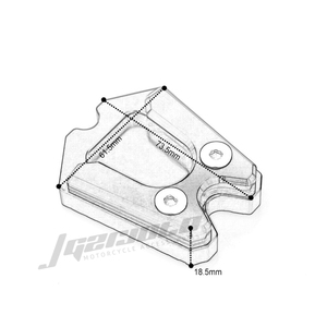 Moto CNC alluminio ingrandire piastra laterale ingrandire cavalletto cavalletto prolunga per Vespa GTS GTV 250 <span class=keywords><strong>300</strong></span> <span class=keywords><strong>ie</strong></span> - Product Image 6