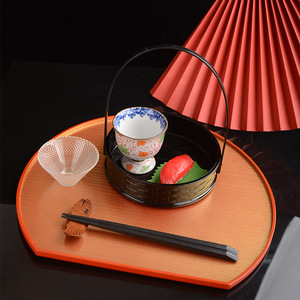 Vaisselle de table signature du restaurant Sukiyaki Wagyu Hotpot, plats créatifs pour barbecue et sashimi servis sur des plateaux profonds en mélamine - Product Image 1