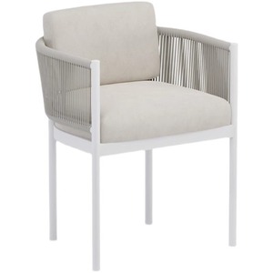 Ensemble table et chaises en rotin d'extérieur 6 places, résistant à l'eau, style scandinave moderne, pour patio, cour et balcon - Product Image 2