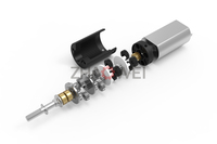 Moteur à engrenages planétaires sans balais DC Zhaowei PD016016-576 16mm 8 tr/min 911gf.cm 12V à faible régime pour litière électrique intelligente pour chat