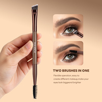 MAANGE Custom OEM&ODM 6PCS Kuas Makeup Dua Sisi untuk Foundation, Concealer, Eye Shadow, dan Rias Wajah