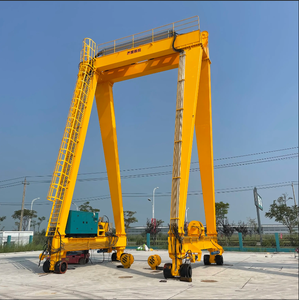Grúa Pórtico Móvil <span class=keywords><strong>El</strong></span>éctrica <span class=keywords><strong>de</strong></span> 20 Toneladas y 30m <span class=keywords><strong>de</strong></span> Alcance con Neumáticos <span class=keywords><strong>de</strong></span> Caucho (RTG) y Dirección en las Cuatro Ruedas - Product Image 6