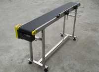 Système de machine en acier inoxydable 201 Bande transporteuse de codage inférieur à double barre pour ligne de production industrielle pour imprimante Cij Tij.