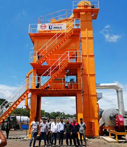 Centrale de mélange d'asphalte en continu à haute efficacité, contrôlée par PLC, alimentée par moteur, pour le mélange de RAP à haute performance pour la construction - Product Image 4