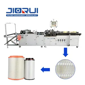 Neueste automatische Filter-Rotations-Papier falten maschine für Baumaschinen Hochleistungs-Luftfilter-Falz maschine