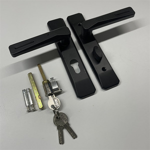 Manija de Aluminio con Bloqueo de Palanca para Puerta Corredera de Vidrio, Diseño Moderno y Simple para Uso Doméstico - Product Image 2
