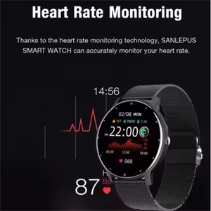 Xu hướng thiết bị điện tử tiện ích Relojes Huyết Áp Màn hình smartwatches cho Apple Heart Rate tập thể dục Tracker thể thao thông minh đồng hồ - Product Image 3