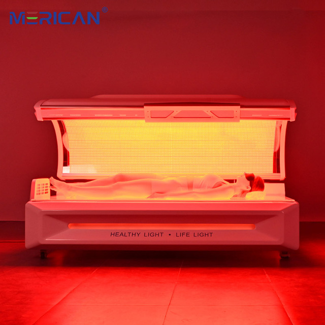 Professional Grade Infrared Red Light Therapy Bed Full Body Photobiomodulation Therapy Device