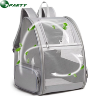 Sac à dos de transport pour animaux de compagnie, extensible, portable, fermeture éclair, design en maille respirante, pour petits chiens et chats, vente flash, réduction